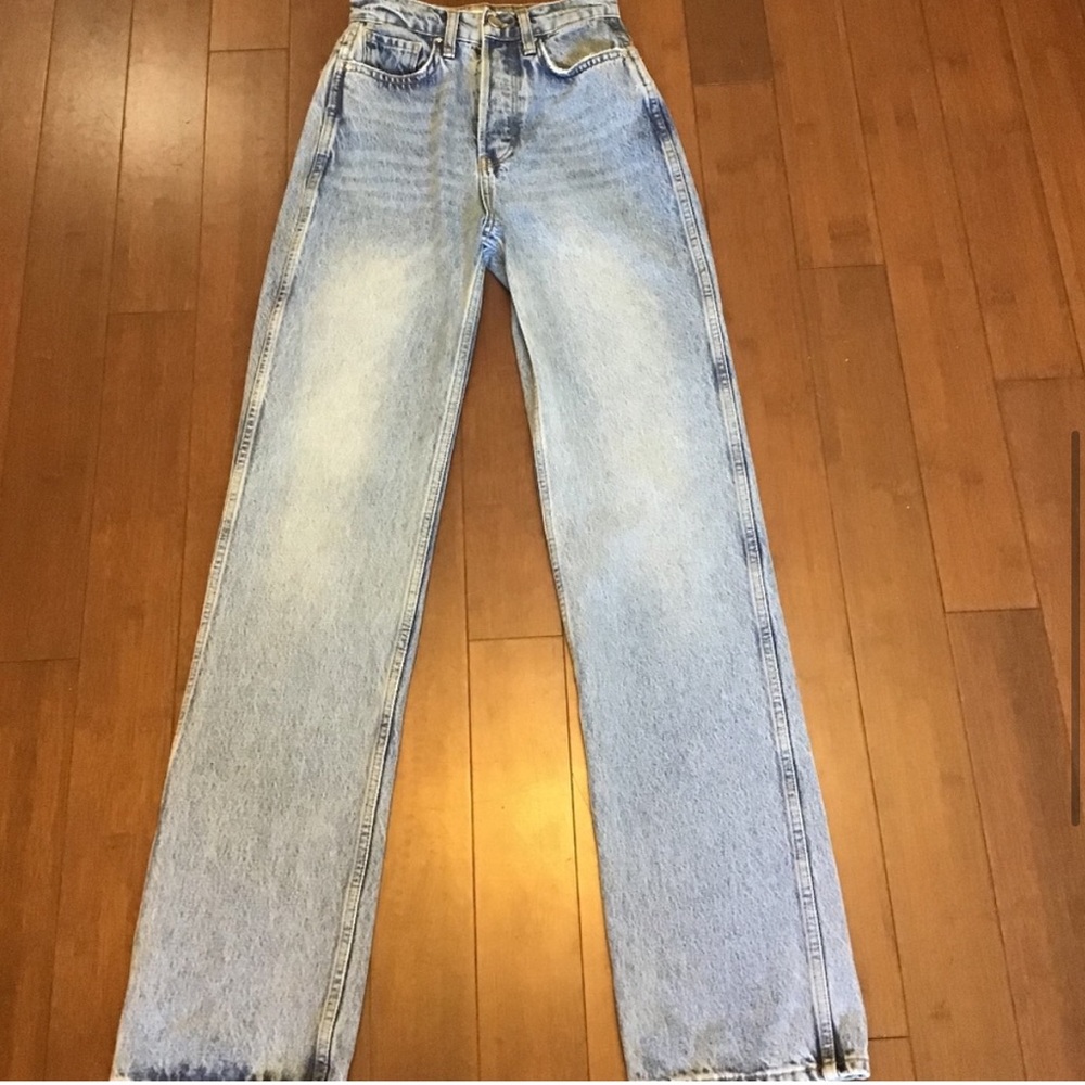 Anine Bing high rise straight jeans